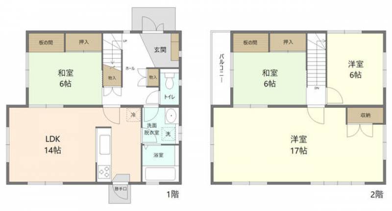 高松市下田井町 一戸建 の間取り画像