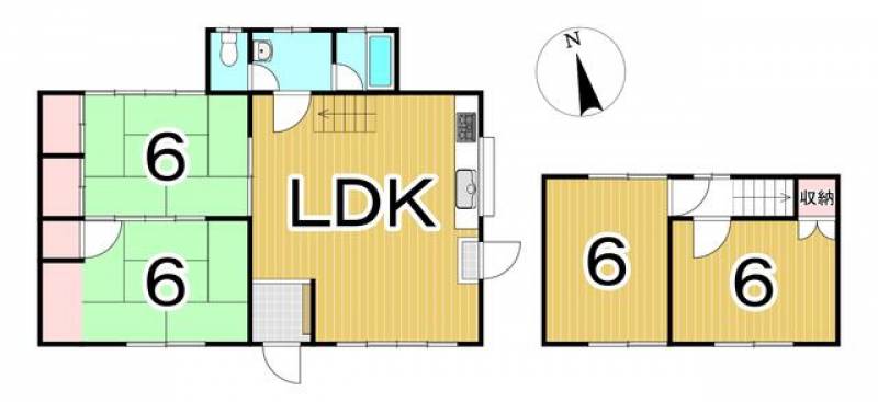 高松市多肥上町 一戸建 の間取り画像