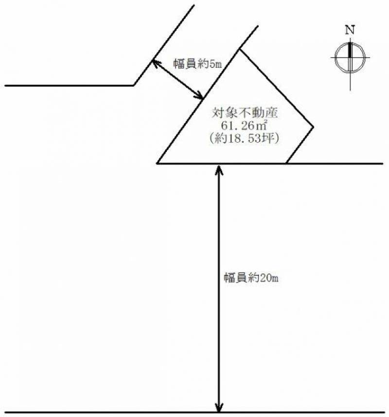 高松市茜町  の区画図