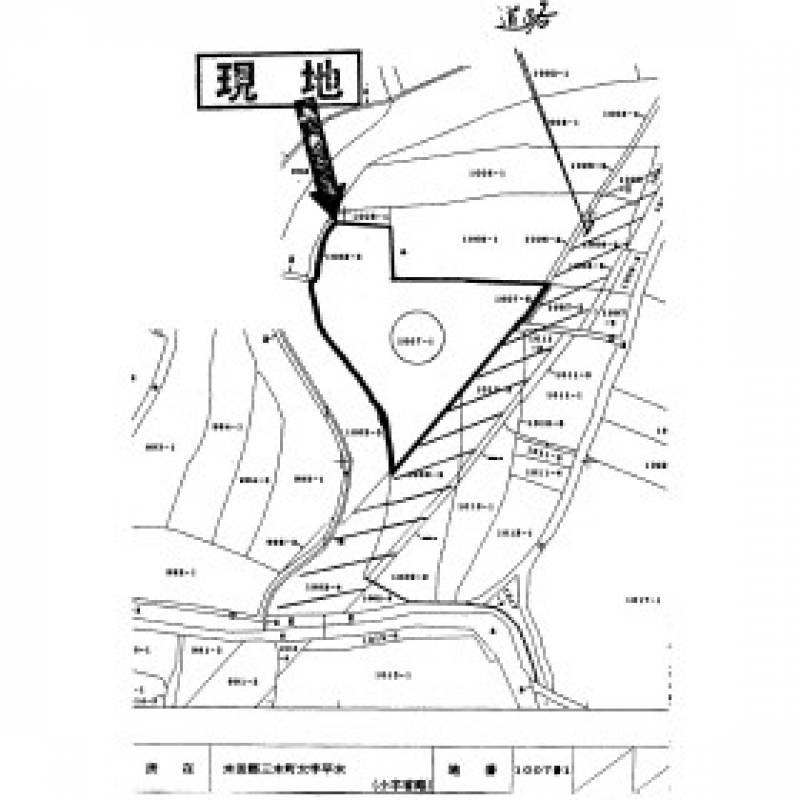 木田郡三木町平木  の区画図