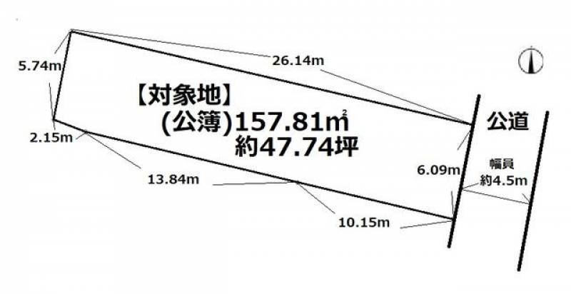 高松市中新町  の区画図