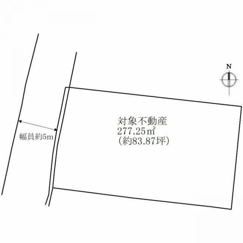 高松市伏石町  の区画図