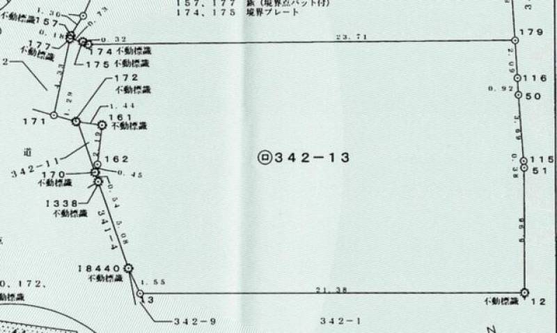 高松市西山崎町  の区画図