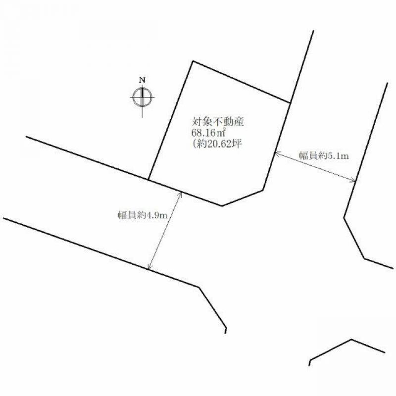 高松市宮脇町  の区画図