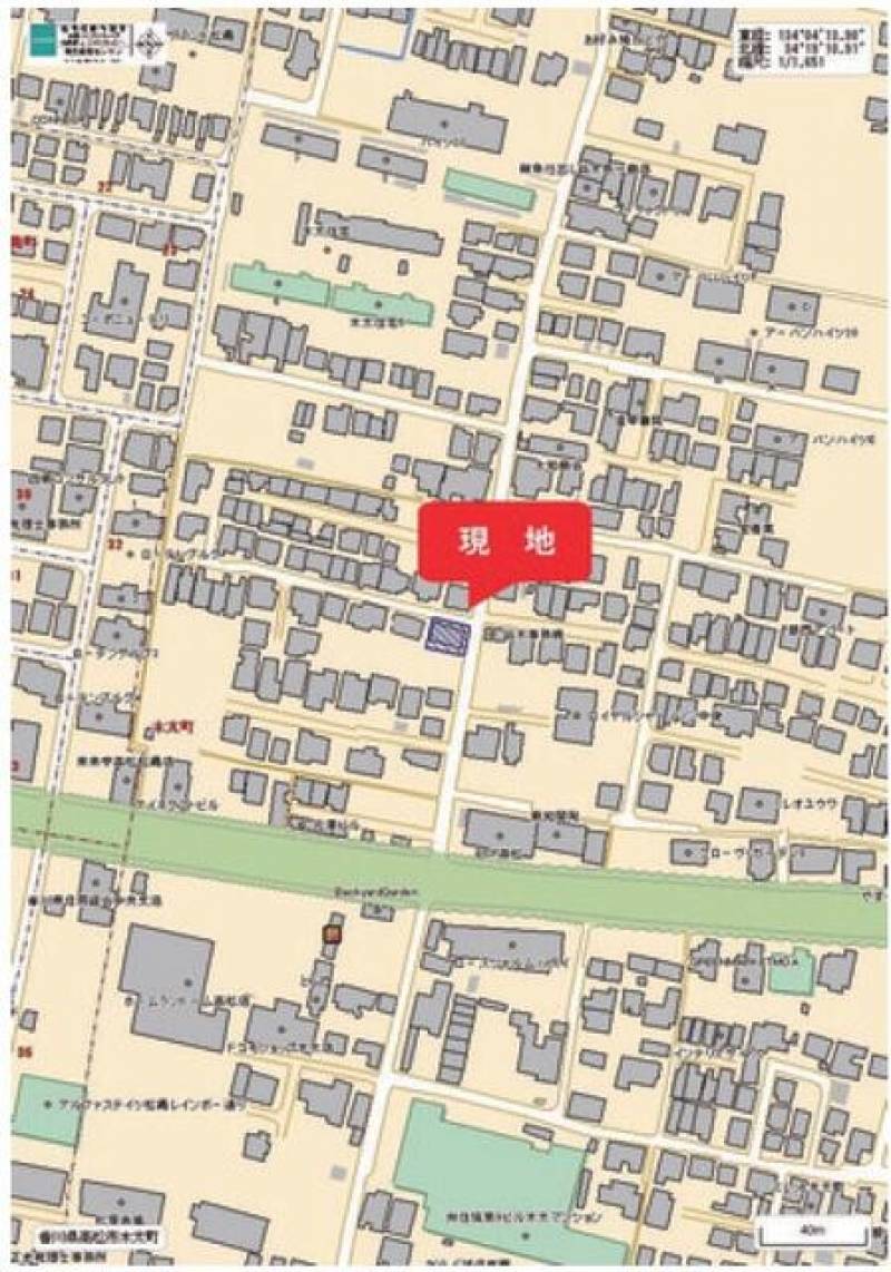 高松市木太町  の区画図