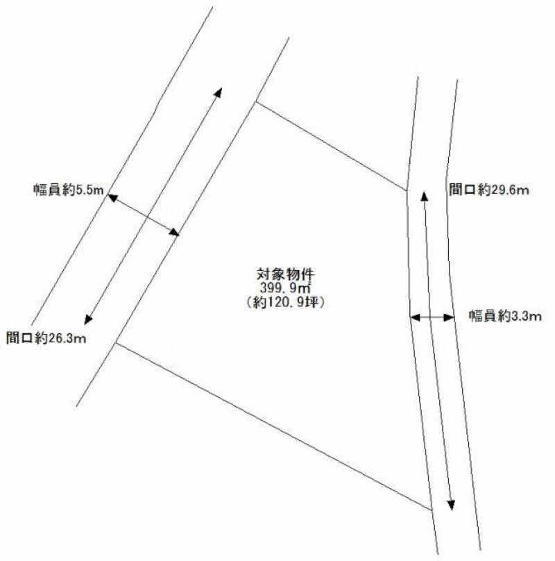 高松市鬼無町鬼無  の区画図