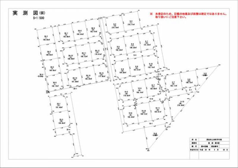 高松市上林町  の区画図