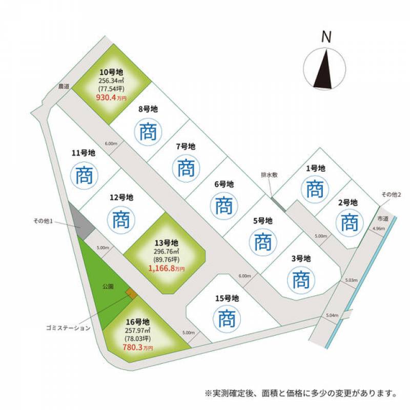 高松市三谷町  の区画図