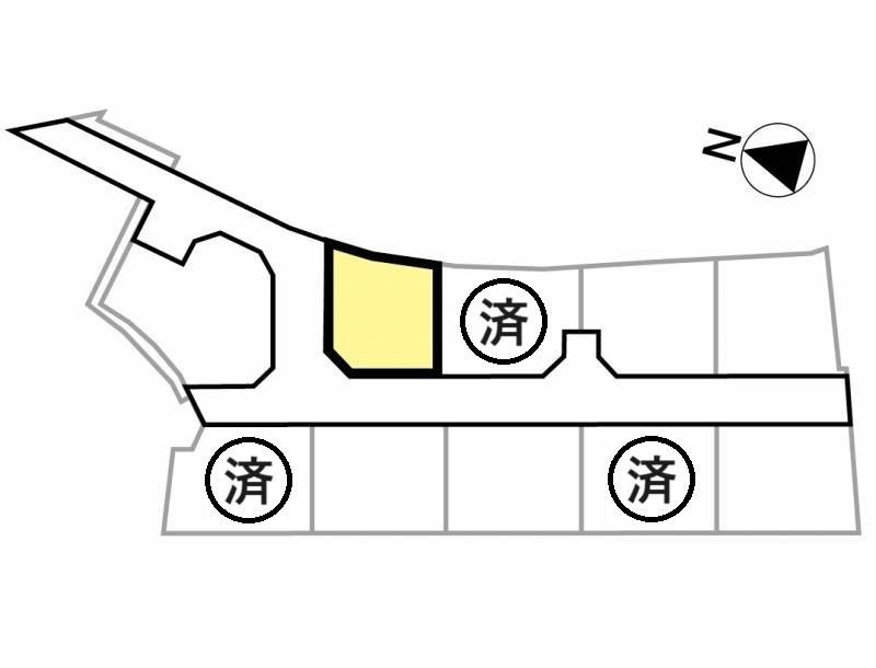 丸亀市今津町 2号地の区画図