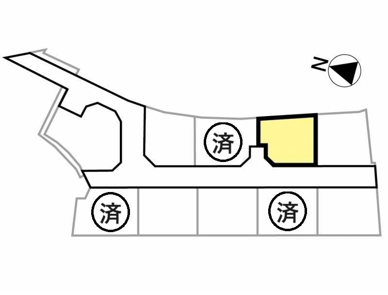 丸亀市今津町 5号地の区画図