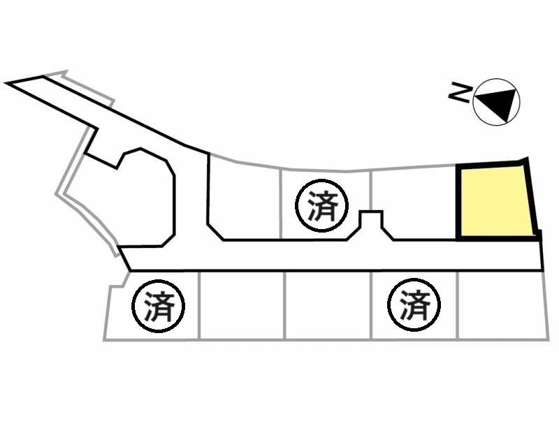 丸亀市今津町 6号地の区画図