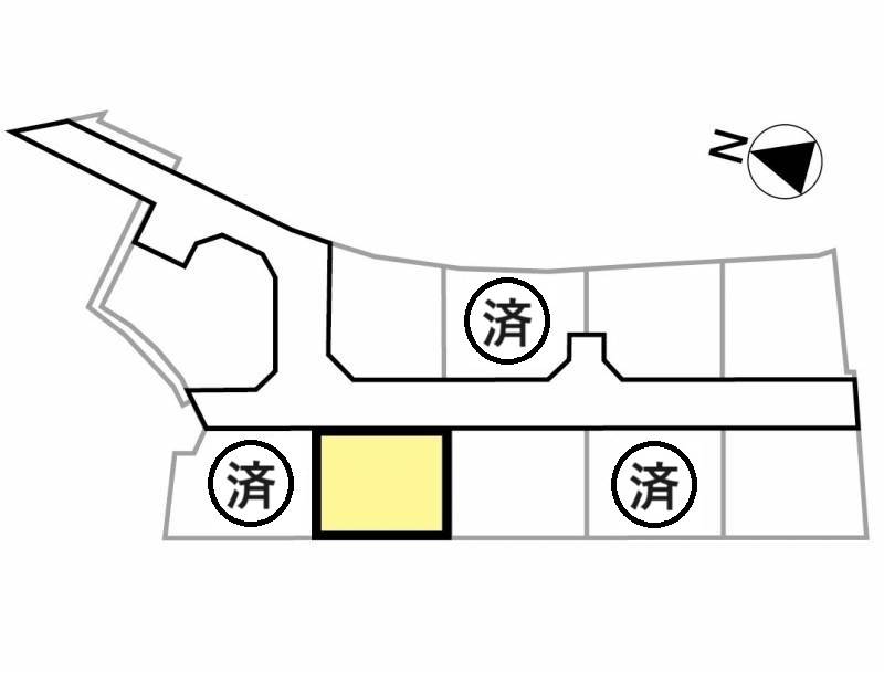 丸亀市今津町 8号地の区画図