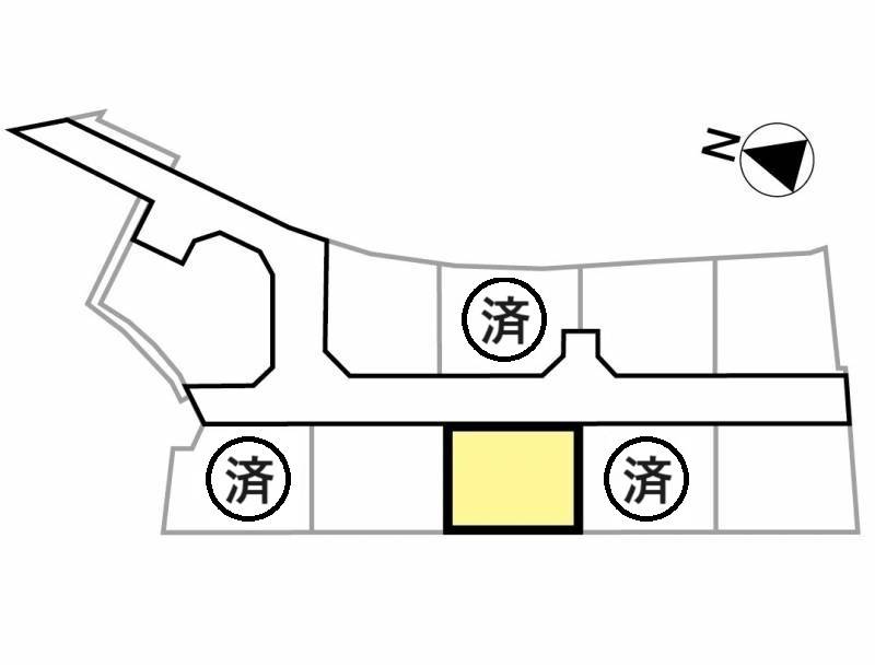 丸亀市今津町 10号地の区画図