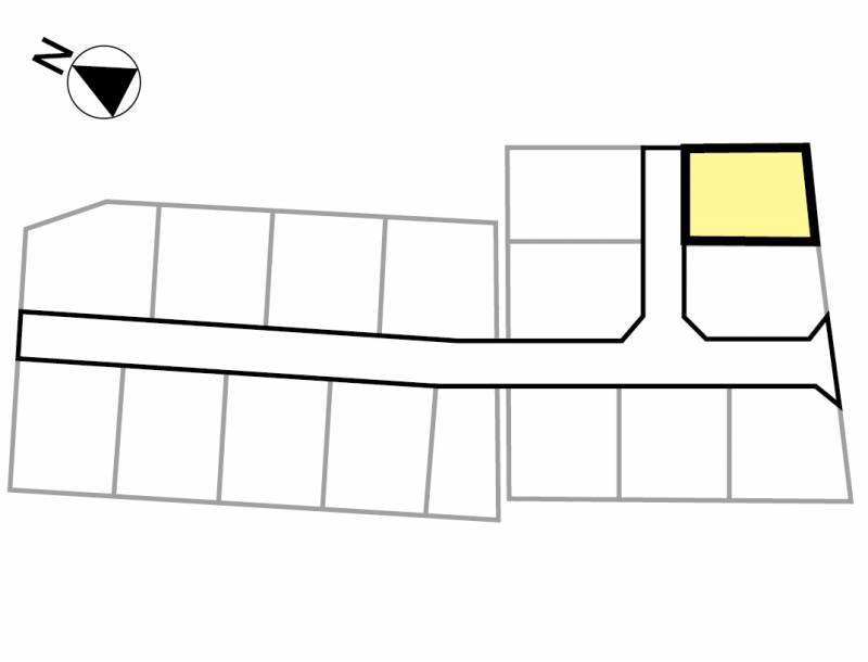 坂出市林田町 E号地の区画図