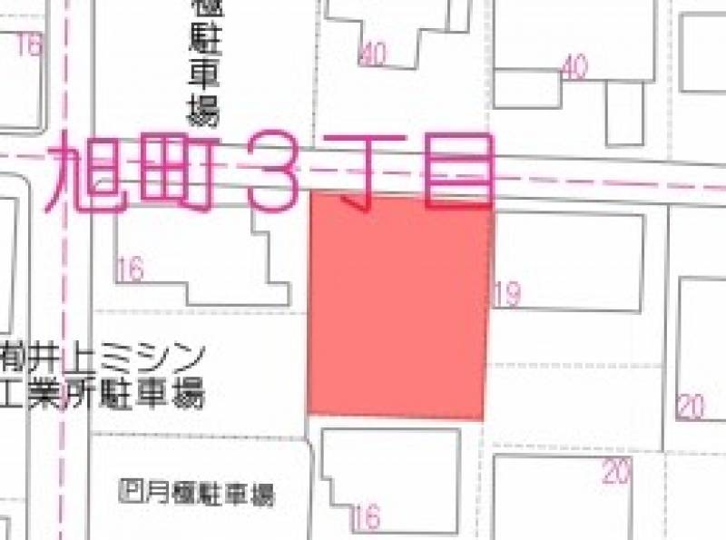 坂出市旭町 の区画図