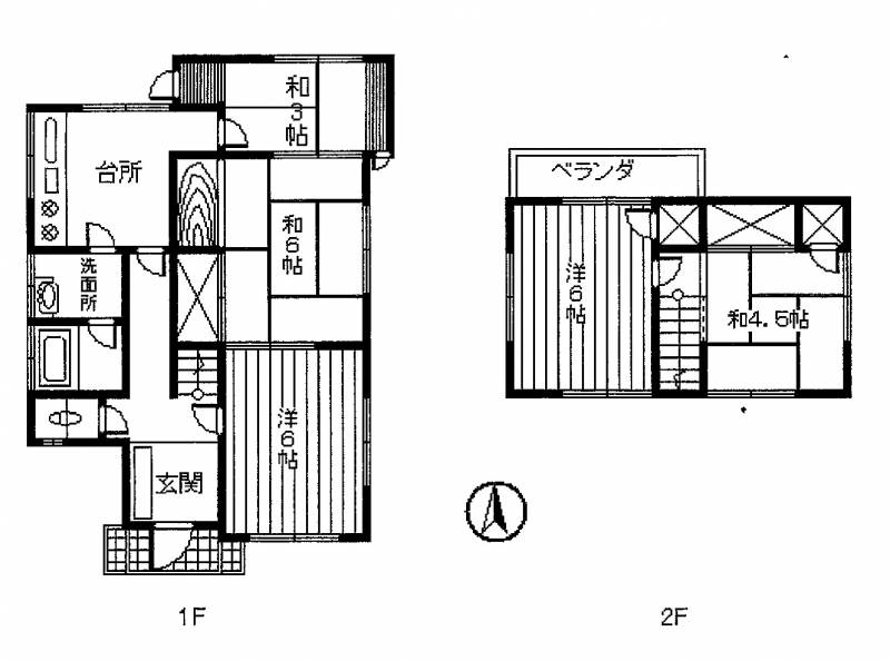 さぬき市志度 一戸建 の間取り画像