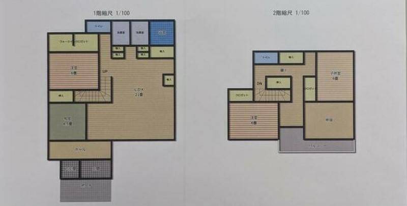 三豊市高瀬町下勝間 一戸建 の間取り画像