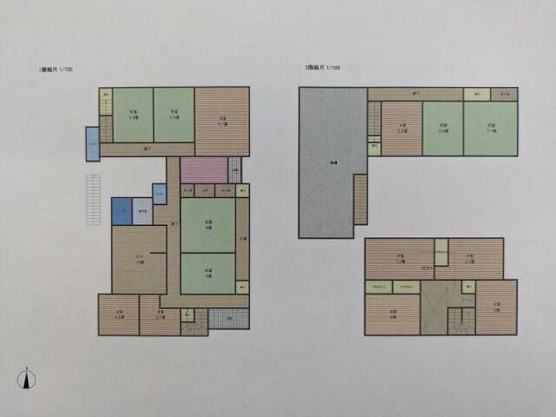 三豊市高瀬町比地 一戸建 の間取り画像