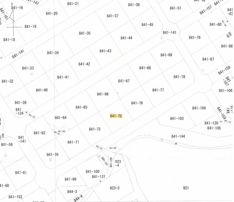 高松市池田町 の区画図