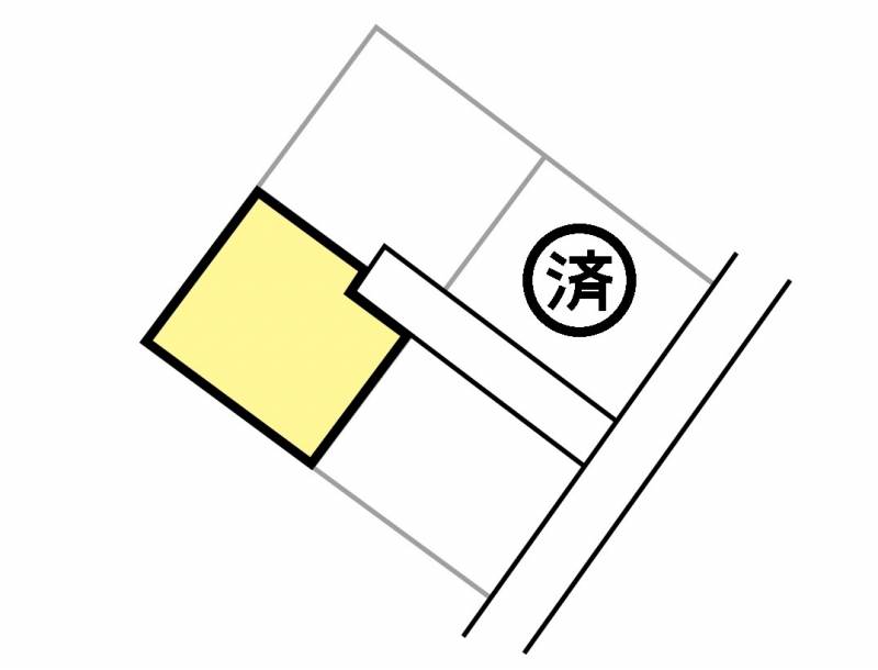 観音寺市柞田町 3号地の区画図