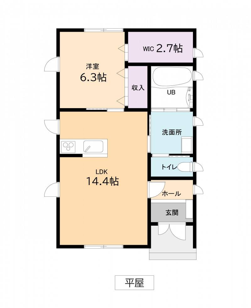 三豊市三野町大見 一戸建 の間取り画像