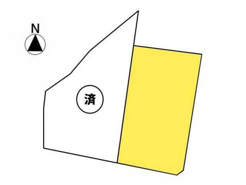 高松市中間町 の区画図