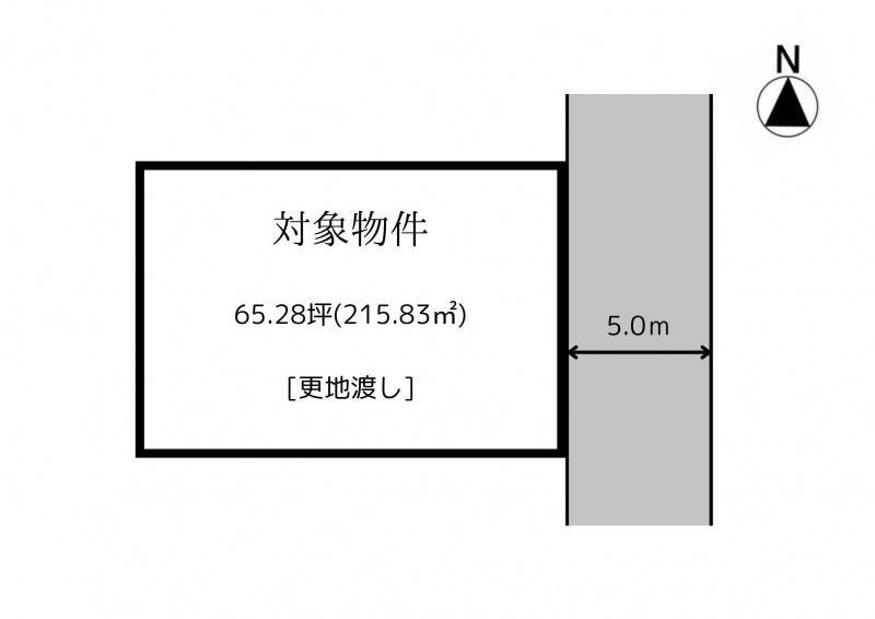 高松市太田下町 の区画図