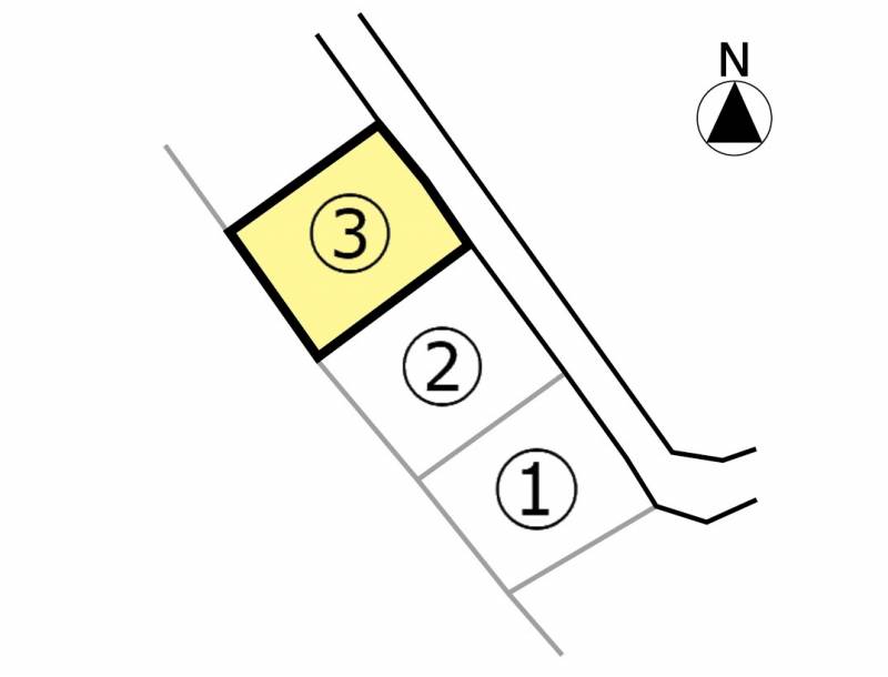 三豊市山本町大野 山本町大野　Ｂ3号地の区画図