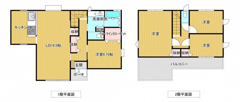 綾歌郡綾川町陶 一戸建 十瓶団地の間取り画像