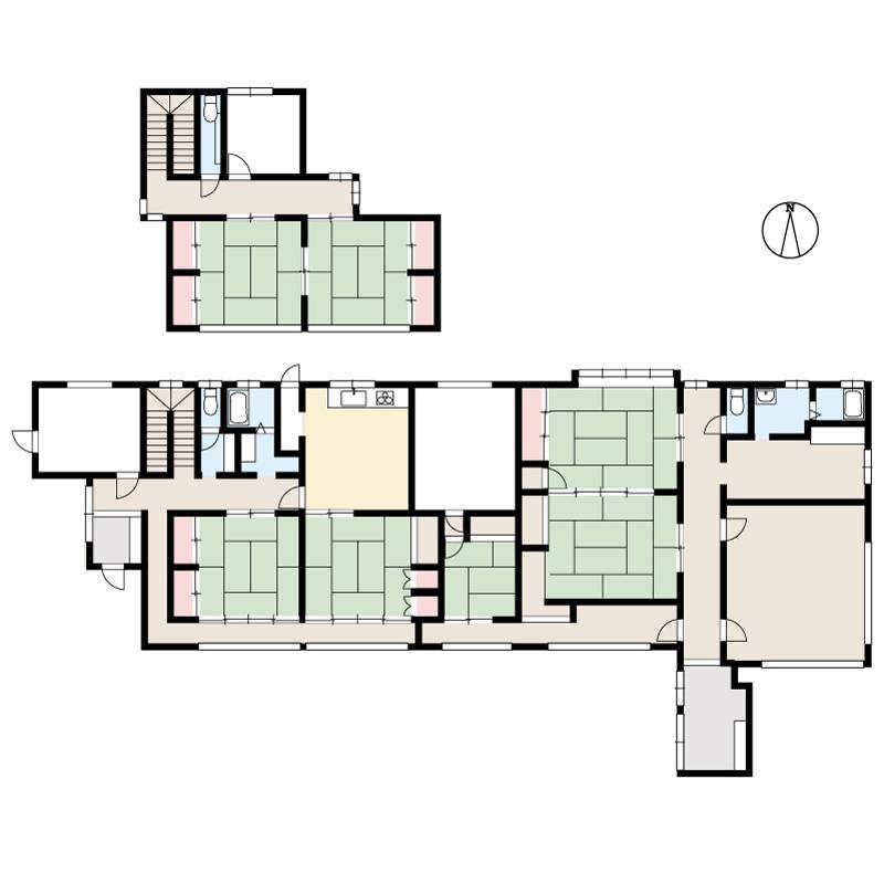 坂出市福江町 一戸建 の間取り画像