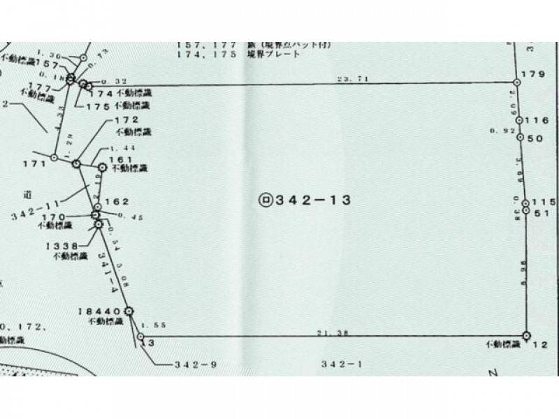 高松市西山崎町 の区画図