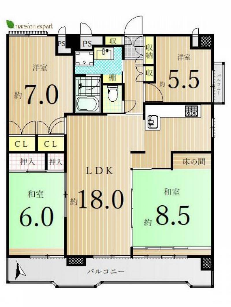 ダイアパレス西宝町 の間取り画像