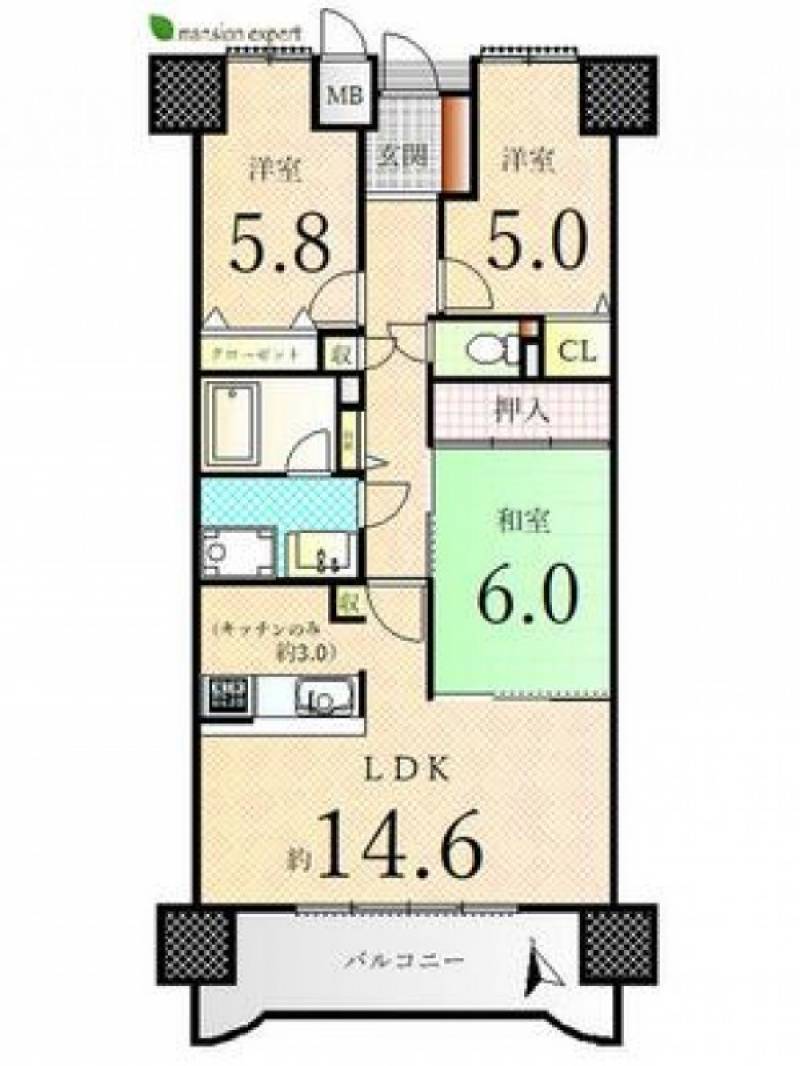 ファミール上福岡 の間取り画像