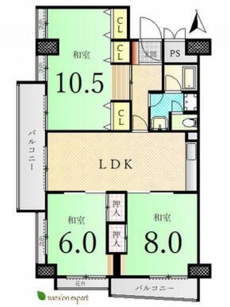 末広町マンション の間取り画像