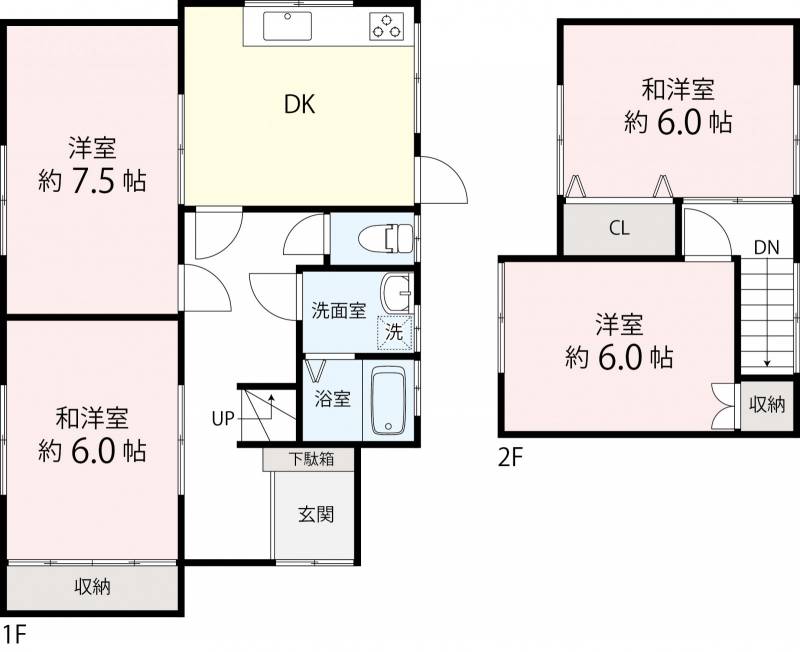 高松市鬼無町佐料 一戸建 の間取り画像