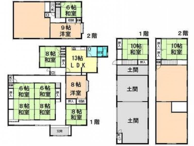 丸亀市飯山町上法軍寺 一戸建 の間取り画像