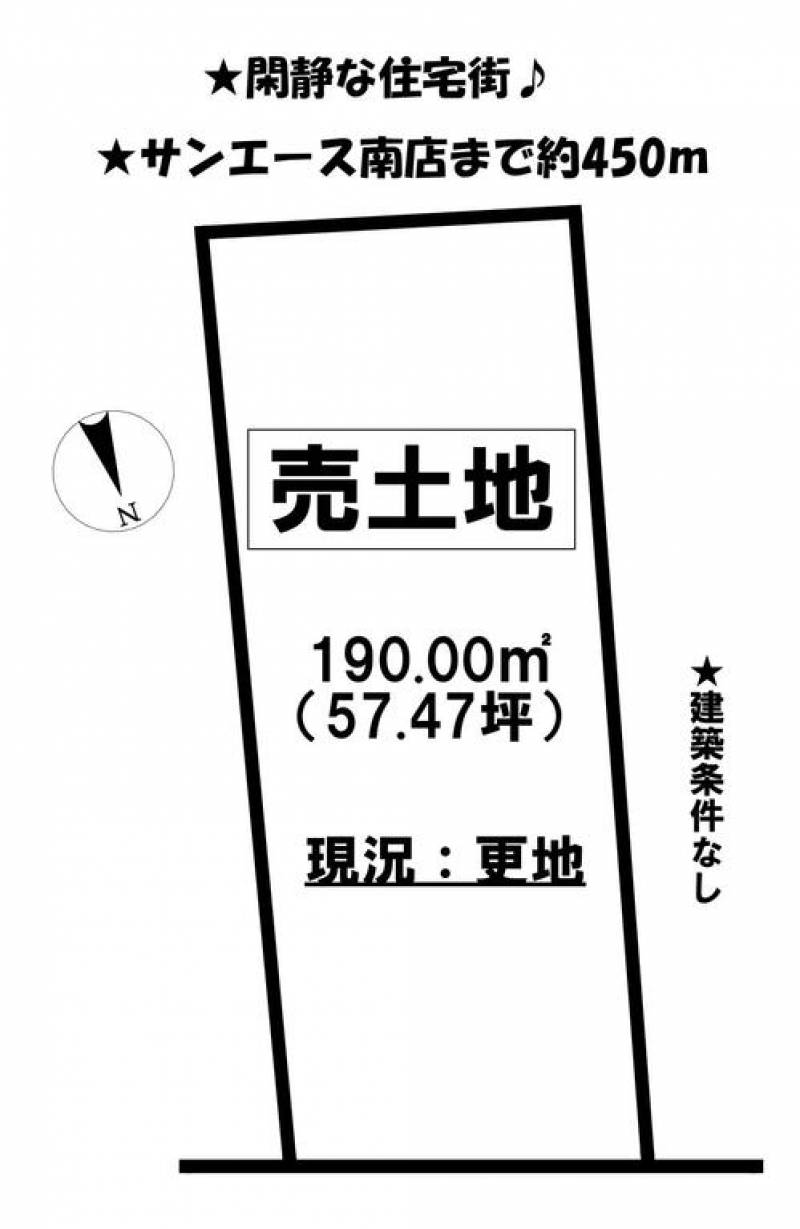 松山市鹿峰  の区画図