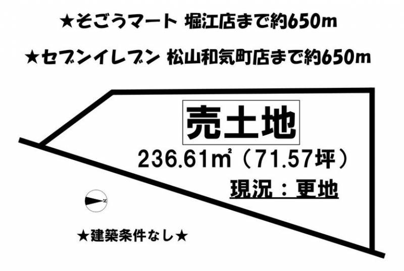 松山市堀江町  の区画図