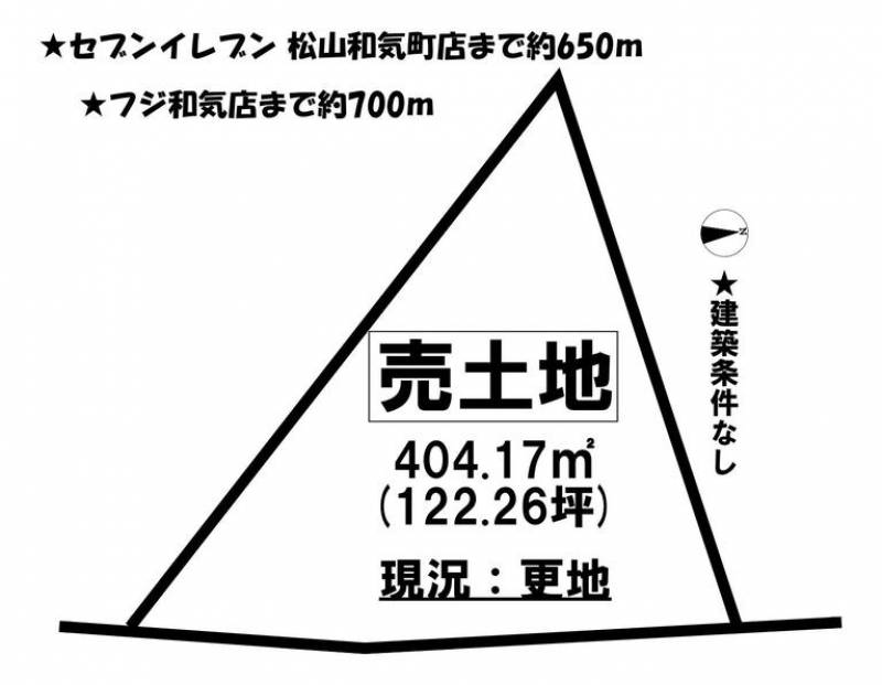 松山市堀江町  の区画図