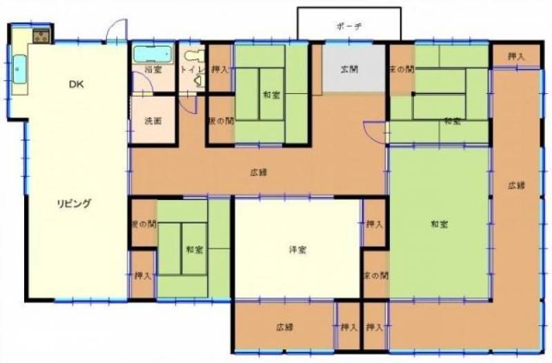 新居浜市阿島 一戸建 の間取り画像