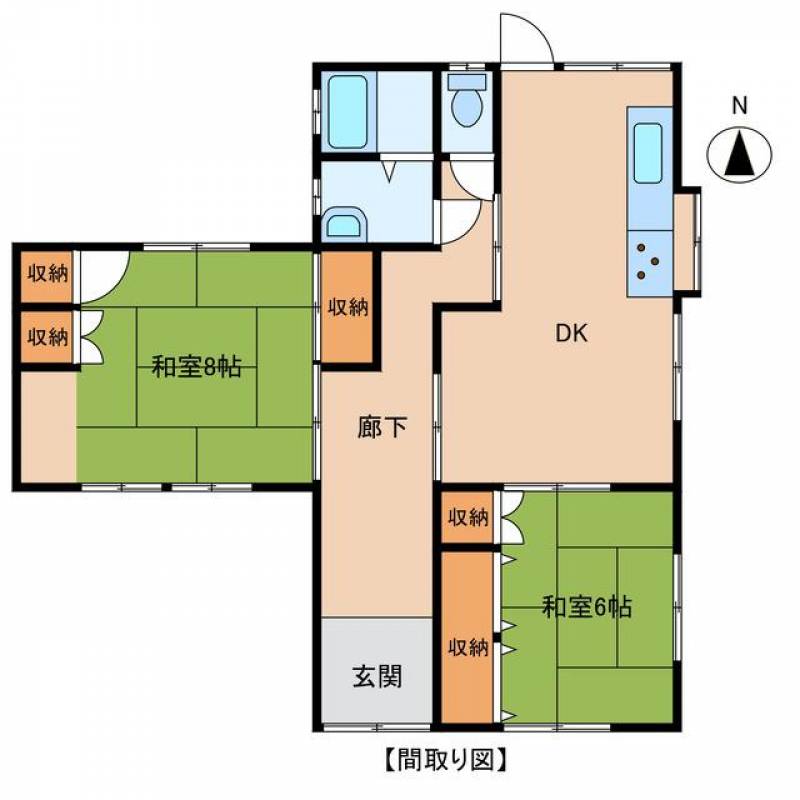 新居浜市角野新田町 一戸建 の間取り画像