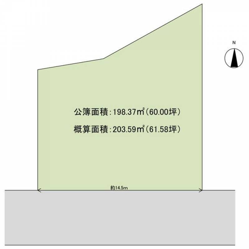 新居浜市八幡  の区画図