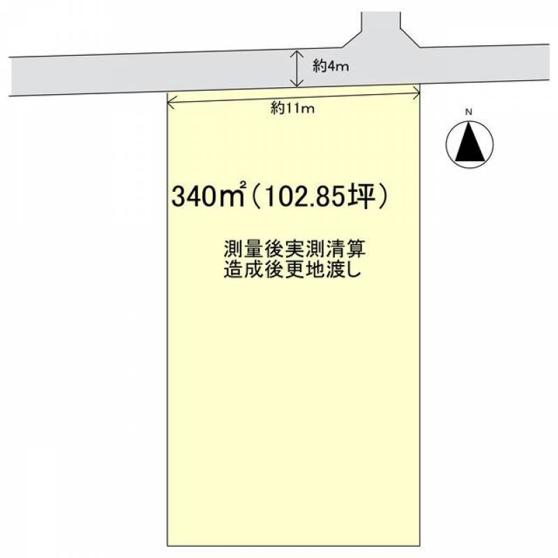 新居浜市沢津町  の区画図