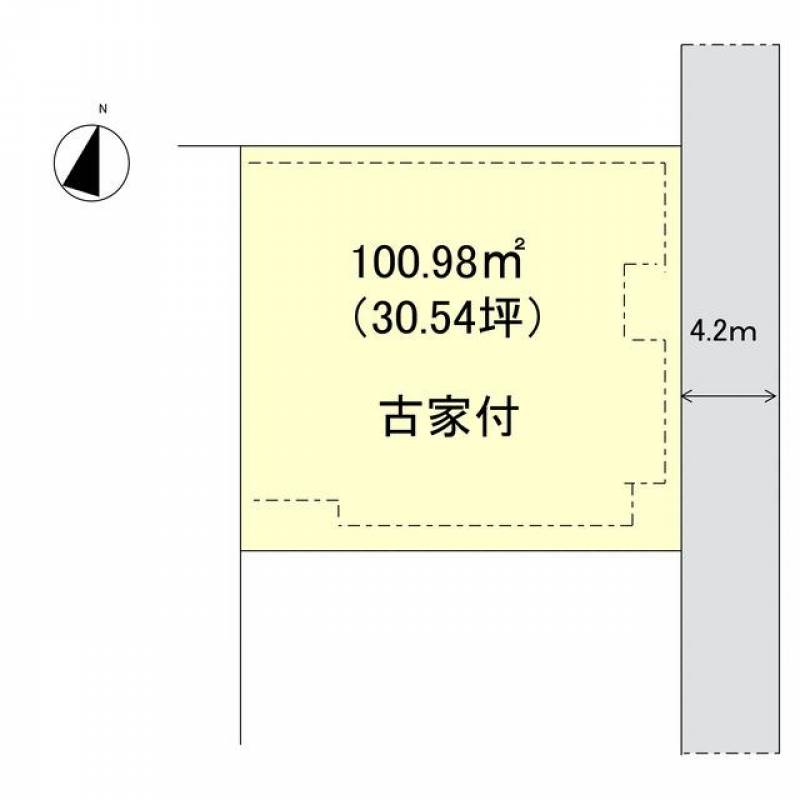 新居浜市松の木町  の区画図