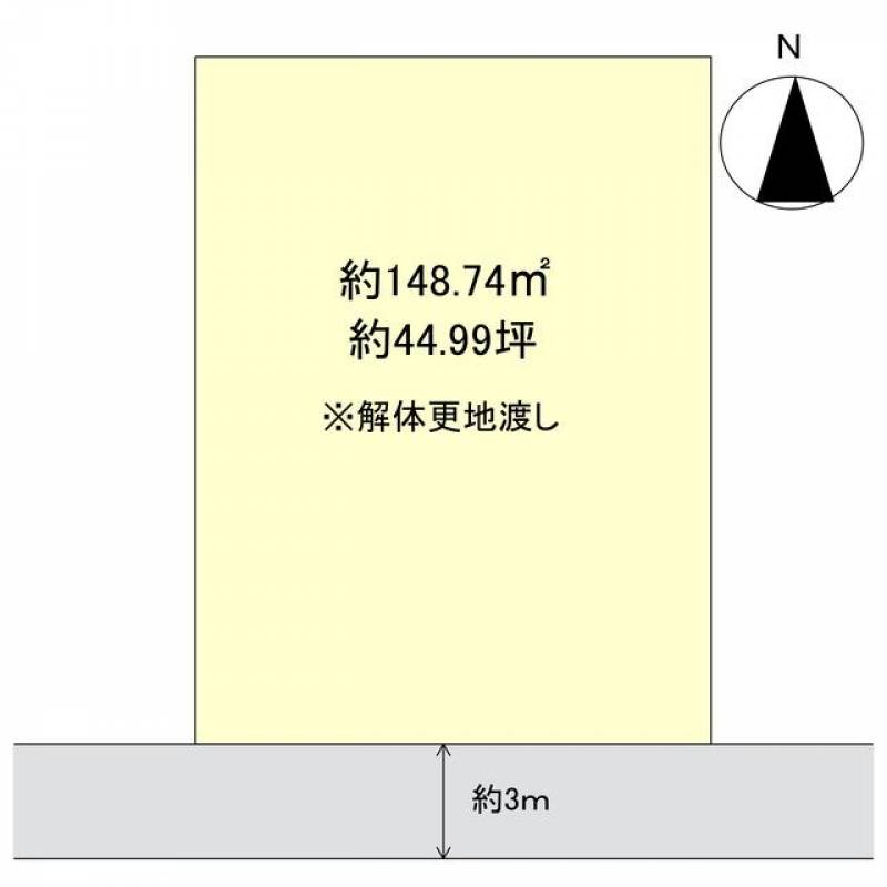 新居浜市沢津町  の区画図