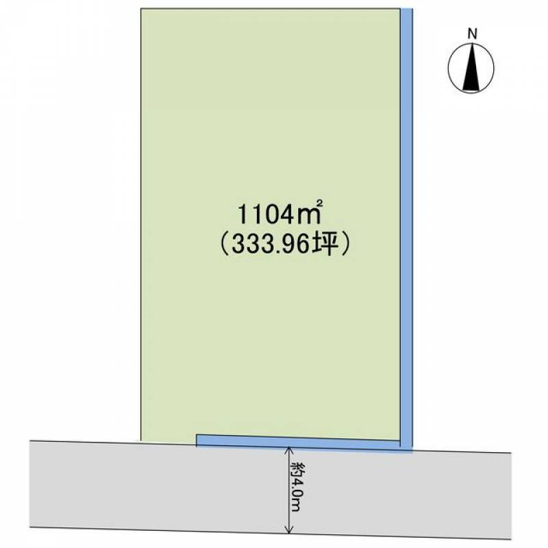 新居浜市外山町  の区画図