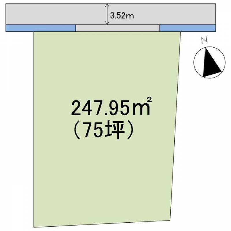 新居浜市清住町  の区画図