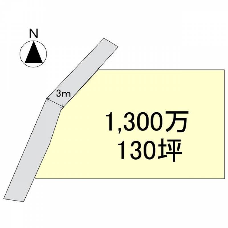 新居浜市中筋町  の区画図