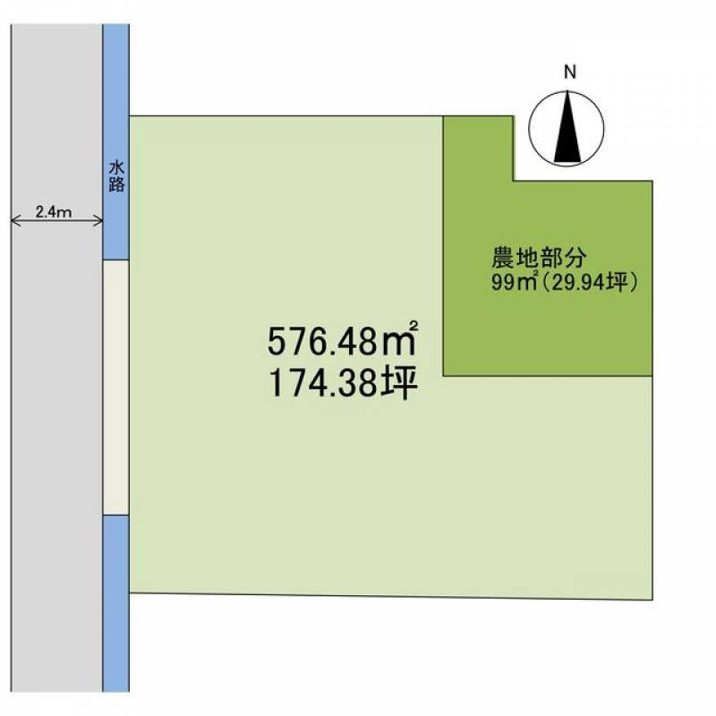 新居浜市喜光地町  の区画図