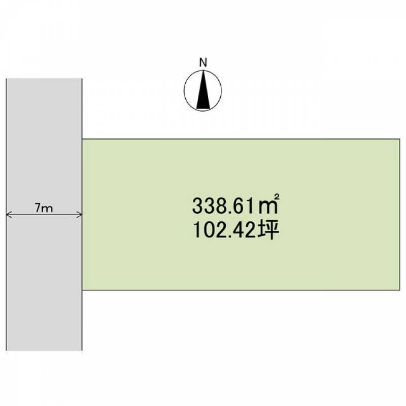 新居浜市中村  の区画図